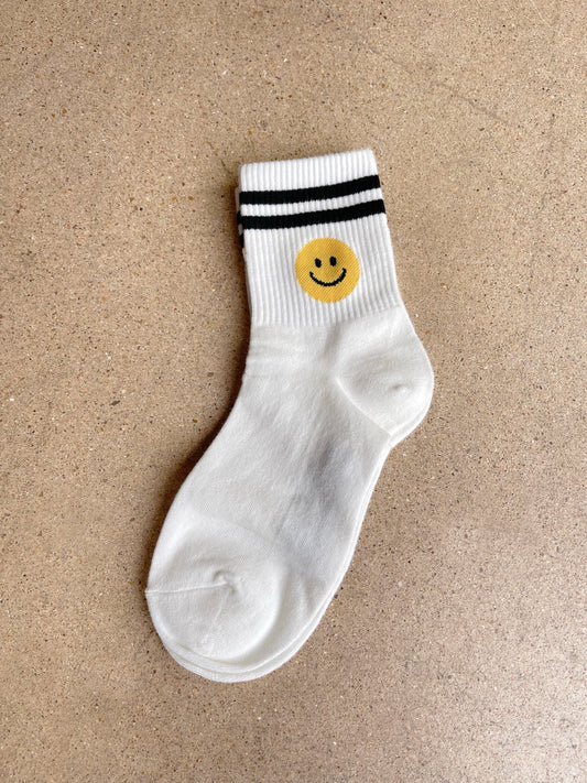 Striped Smile Socks